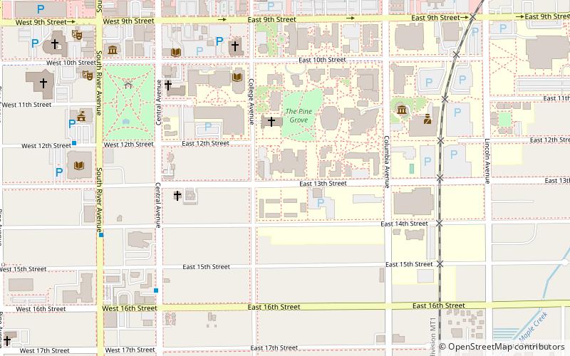 Western Theological Seminary location map