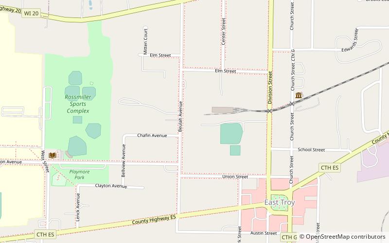 Sheboygan Light location map