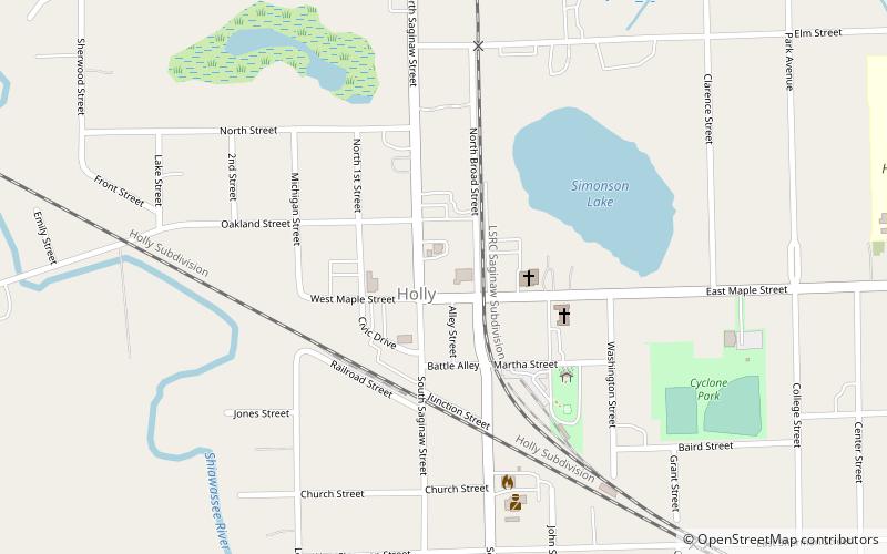 Detroit Model Railroad Club location map