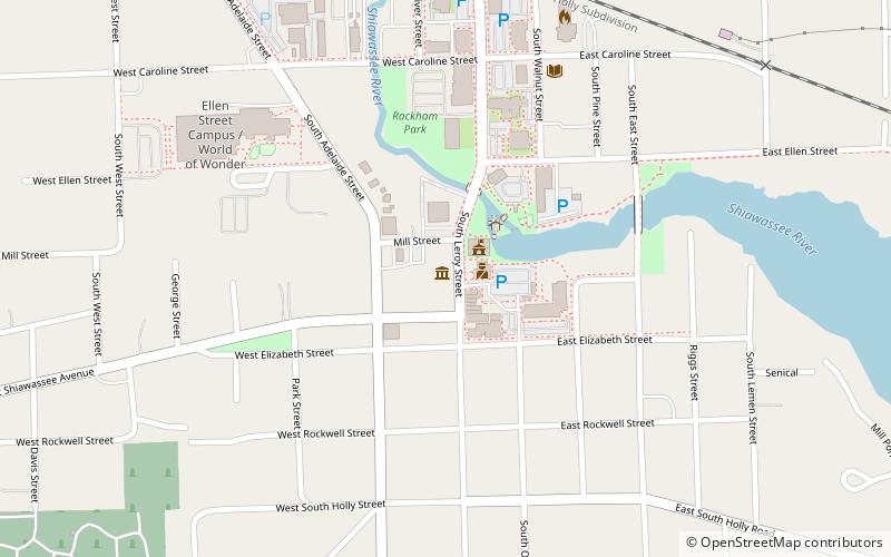 Fenton Museum location map