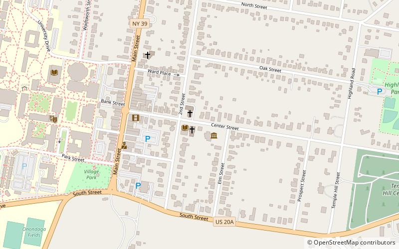Geneseo location map