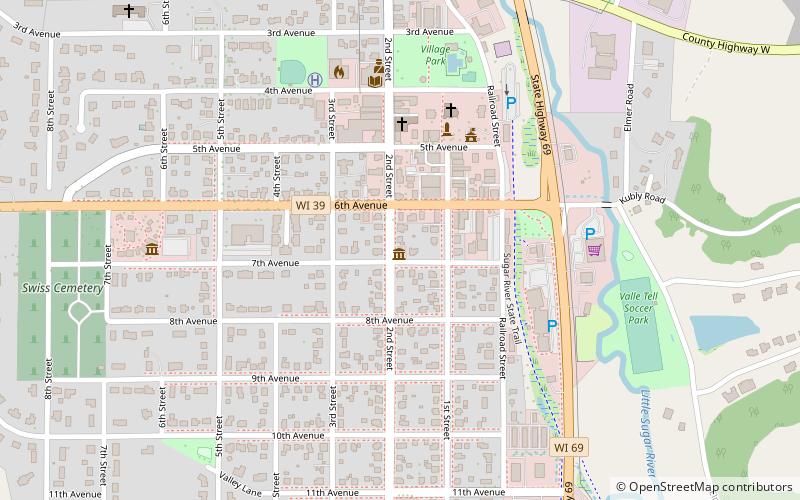 Chalet of The Golden Fleece Museum location map