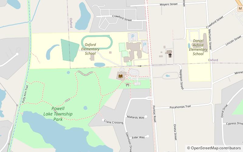 Oxford Public Library location map