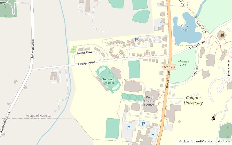 Crown Field at Andy Kerr Stadium location map