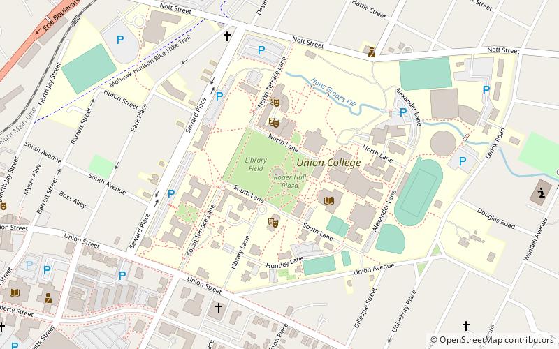 Nott Memorial location map