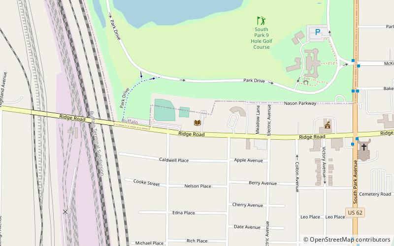 Lackawanna Public Library location map