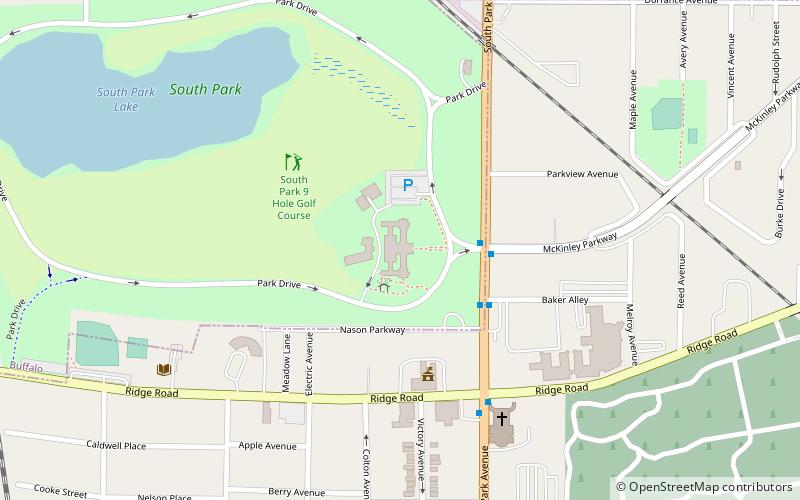 Buffalo and Erie County Botanical Gardens location map