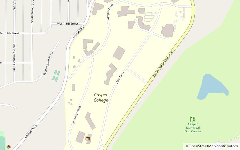 casper college location map