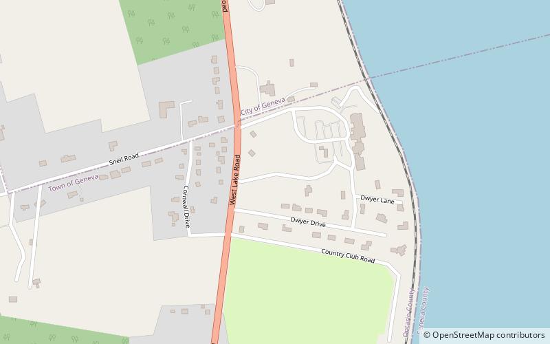 Belhurst Castle location map