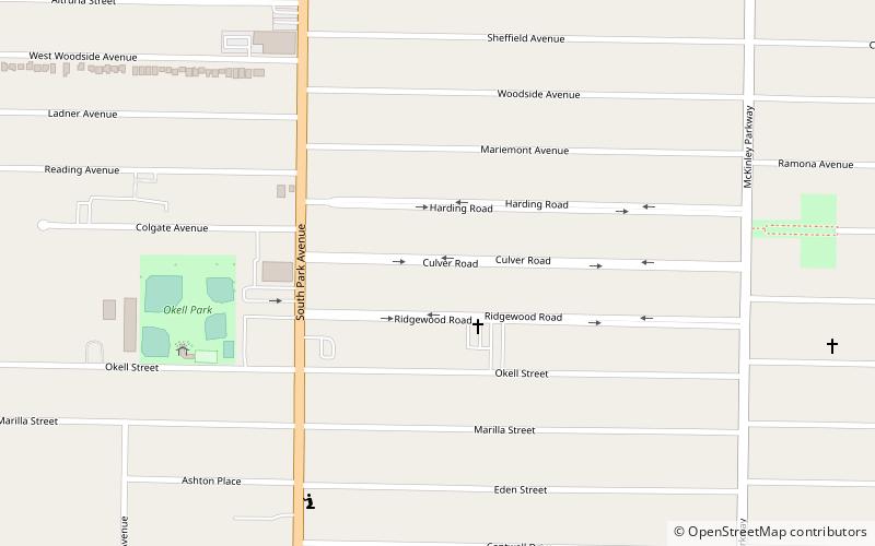 Cazenovia Park–South Park System location map