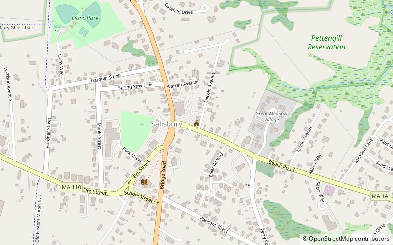 Salisbury Town Hall location map