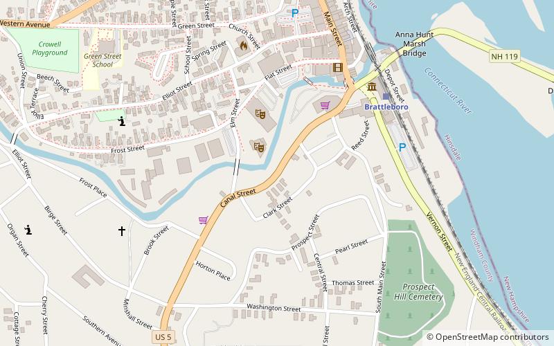 Canal Street–Clark Street Neighborhood Historic District location map
