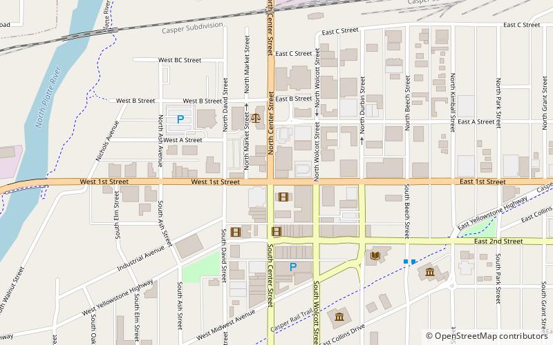 Townsend Hotel location map