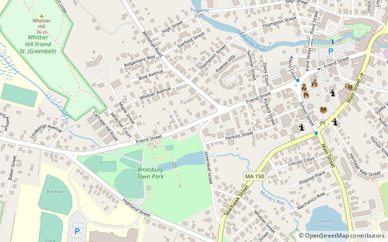 Amesbury Friends Meeting House location map