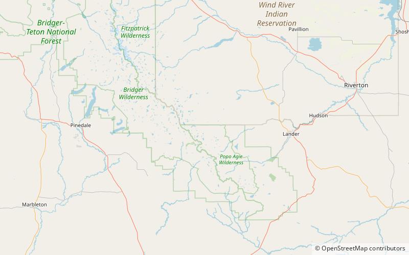Valentine Peak location map
