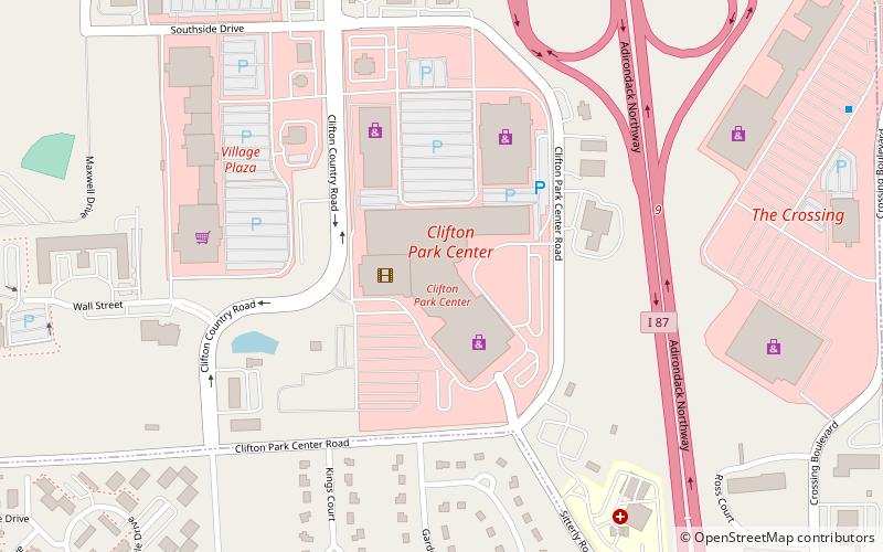 Clifton Park Center location map
