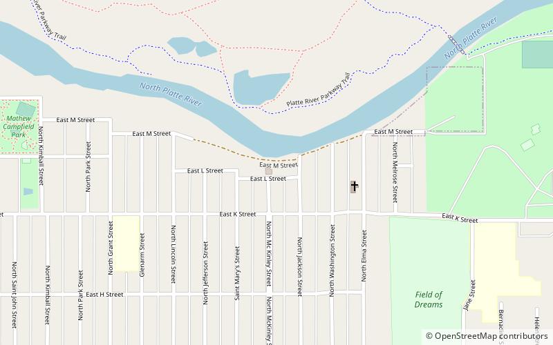 North Casper Clubhouse location map