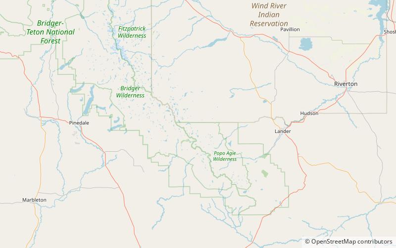 Valentine Mountain location map