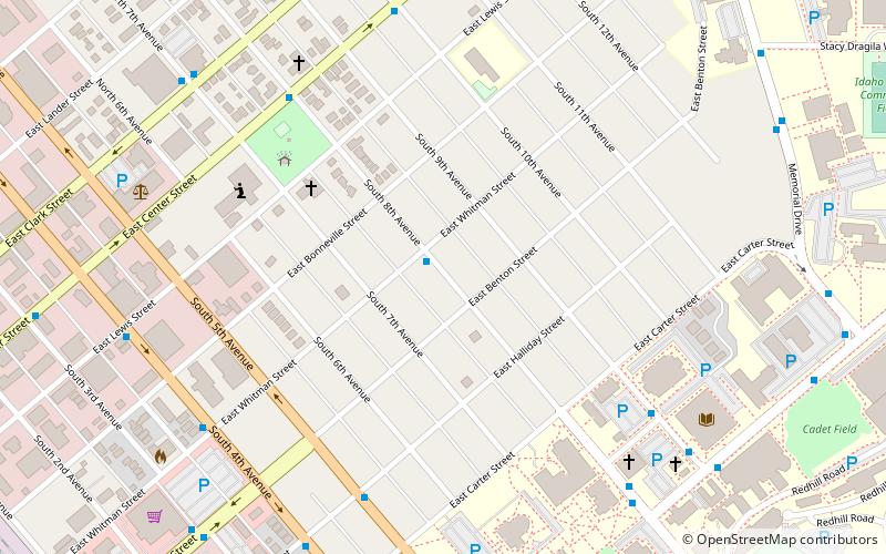 idaho state university neighborhood historic district pocatello location map