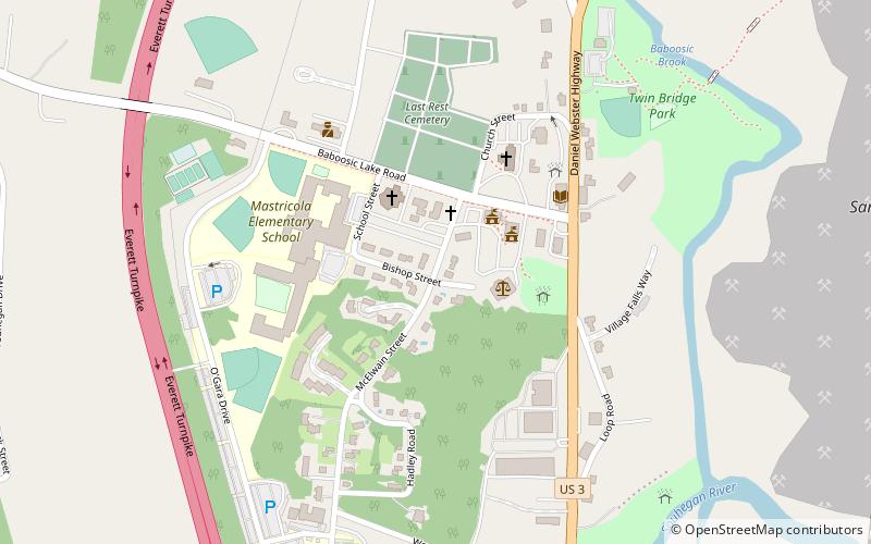 Merrimack town Hall location map