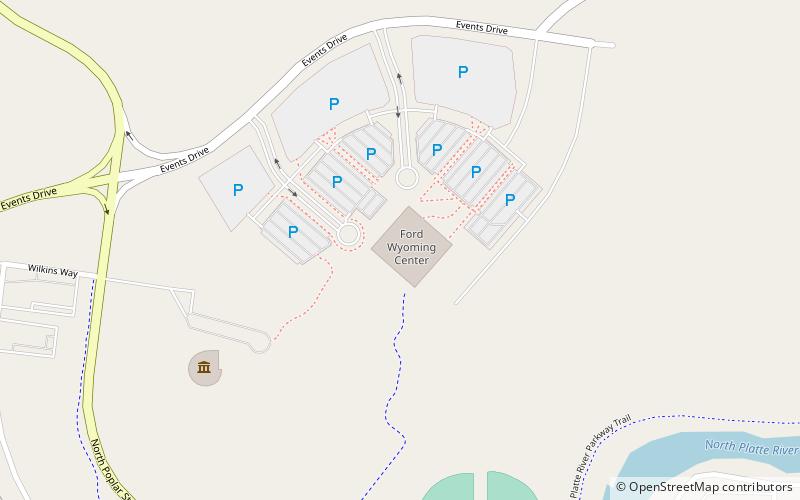 casper events center location map