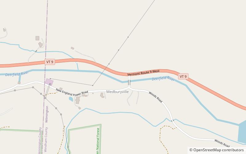 Medburyville Bridge location map
