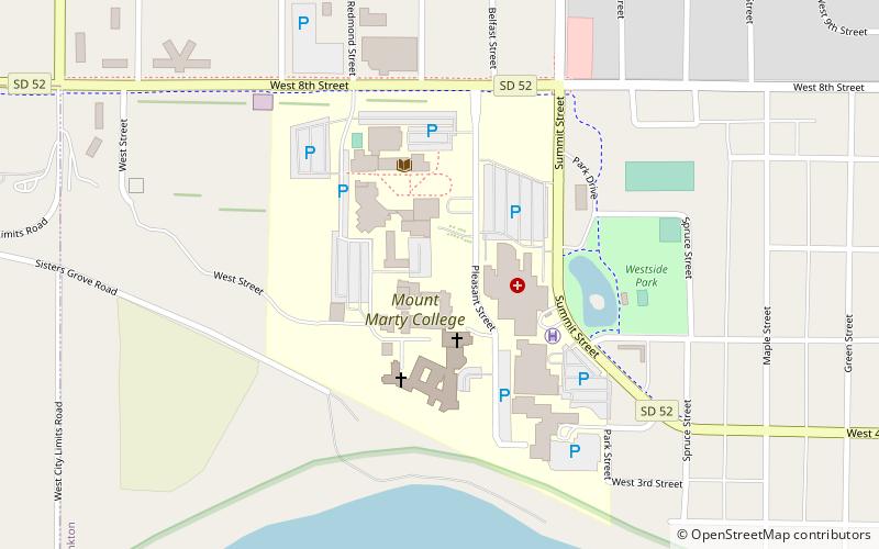 Mount Marty College location map