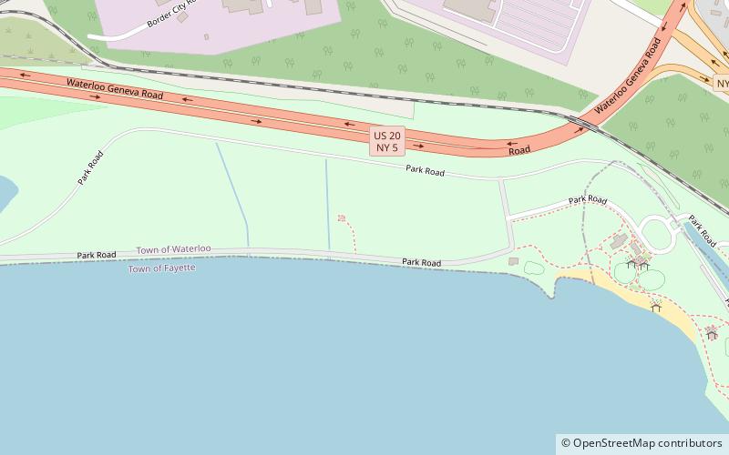 Seneca Lake State Park location map