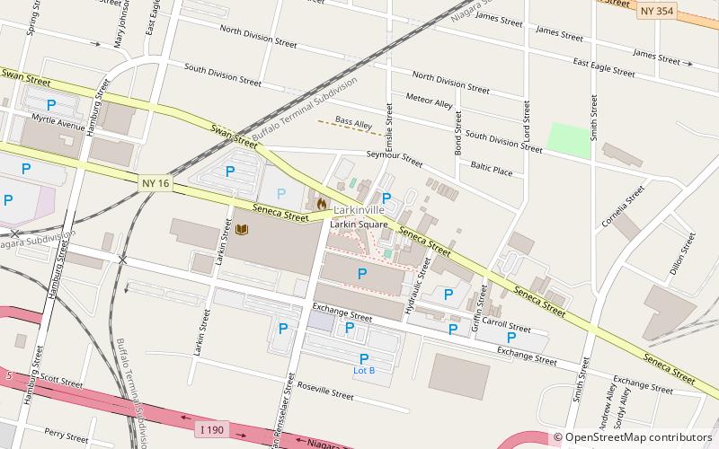 Larkinville location map