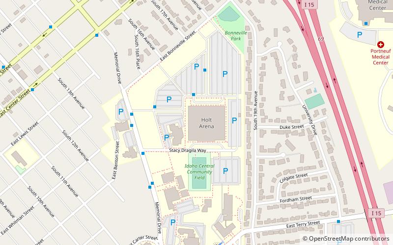 Holt Arena location map
