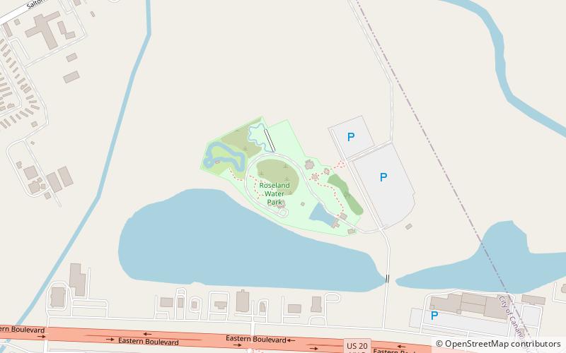 Roseland Waterpark location map