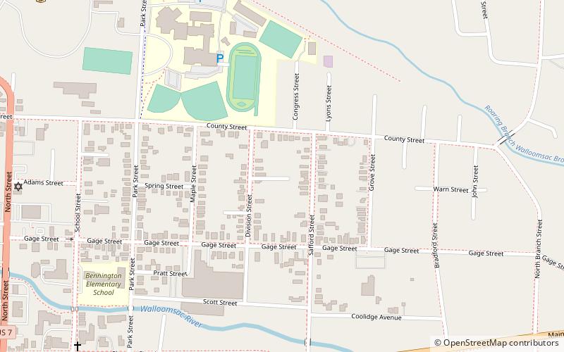 Carrigan Lane Historic District location map