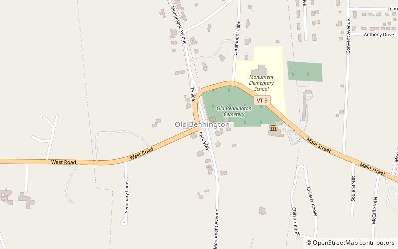 First Congregational Church of Bennington location map