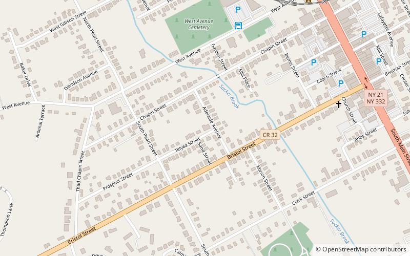 Adelaide Avenue School location map