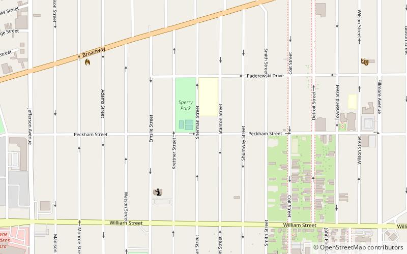 St. Andrew's Evangelical Lutheran Church Complex location map