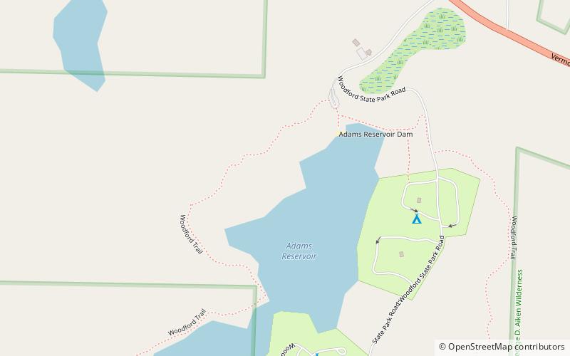 Woodford State Park location map