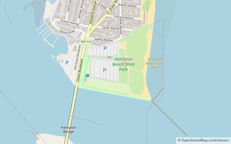 Hampton Beach State Park location map