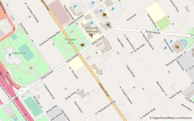 Fargo Estate Historic District location map