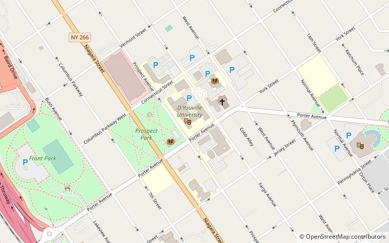 D'Youville College location map