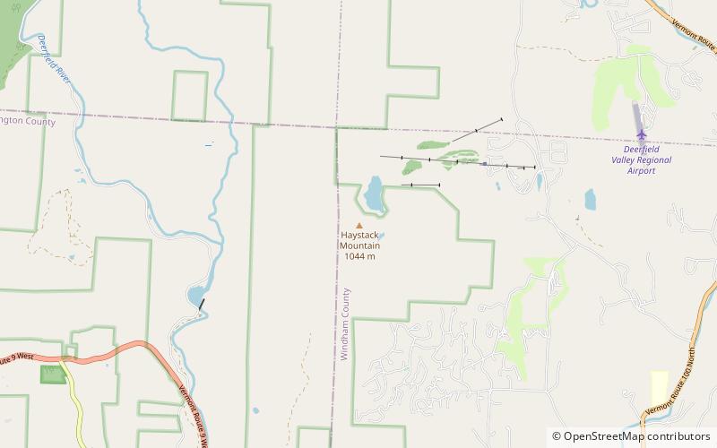 Haystack Mountain location map