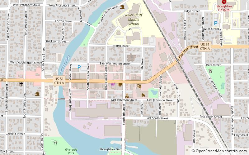 Southwest Side Historic District location map