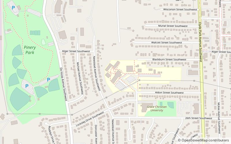 Grace Bible College location map