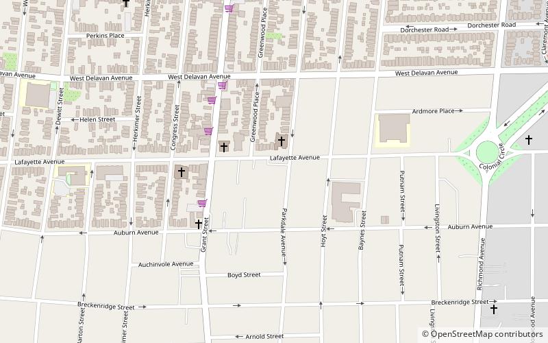 Annunciation School location map