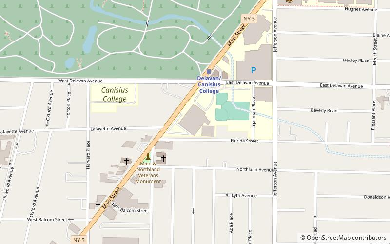 Koessler Athletic Center location map