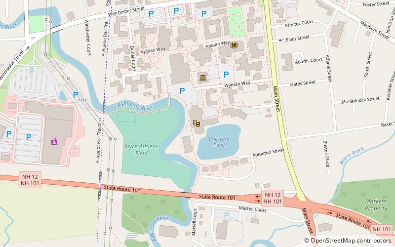 redfern arts center at keene state college location map