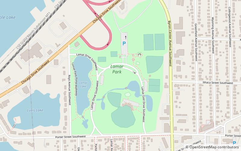 Lamar Park location map