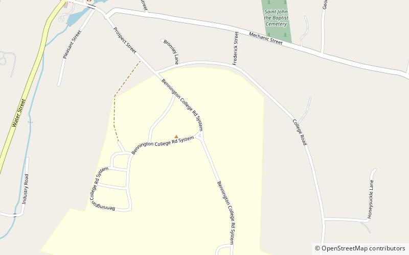 Bennington College location map