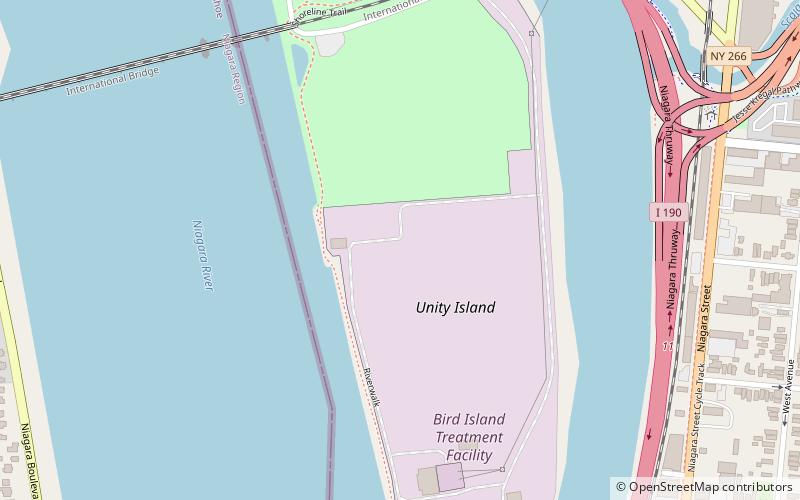 Unity Island location map