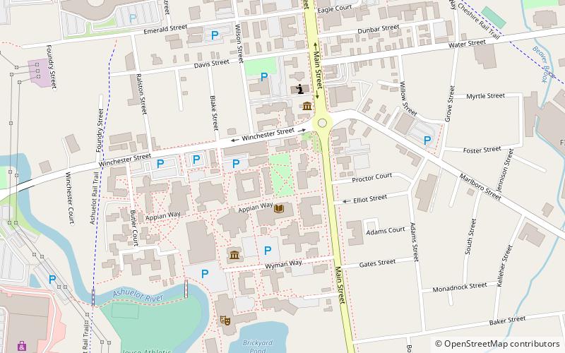 Keene State College location map