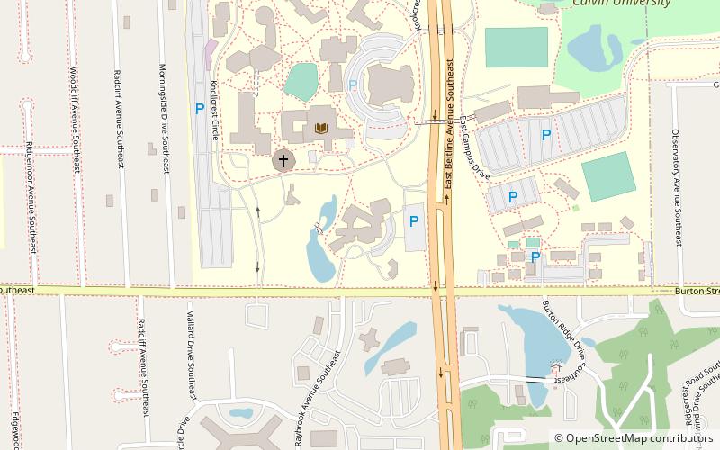 Calvin Theological Seminary location map